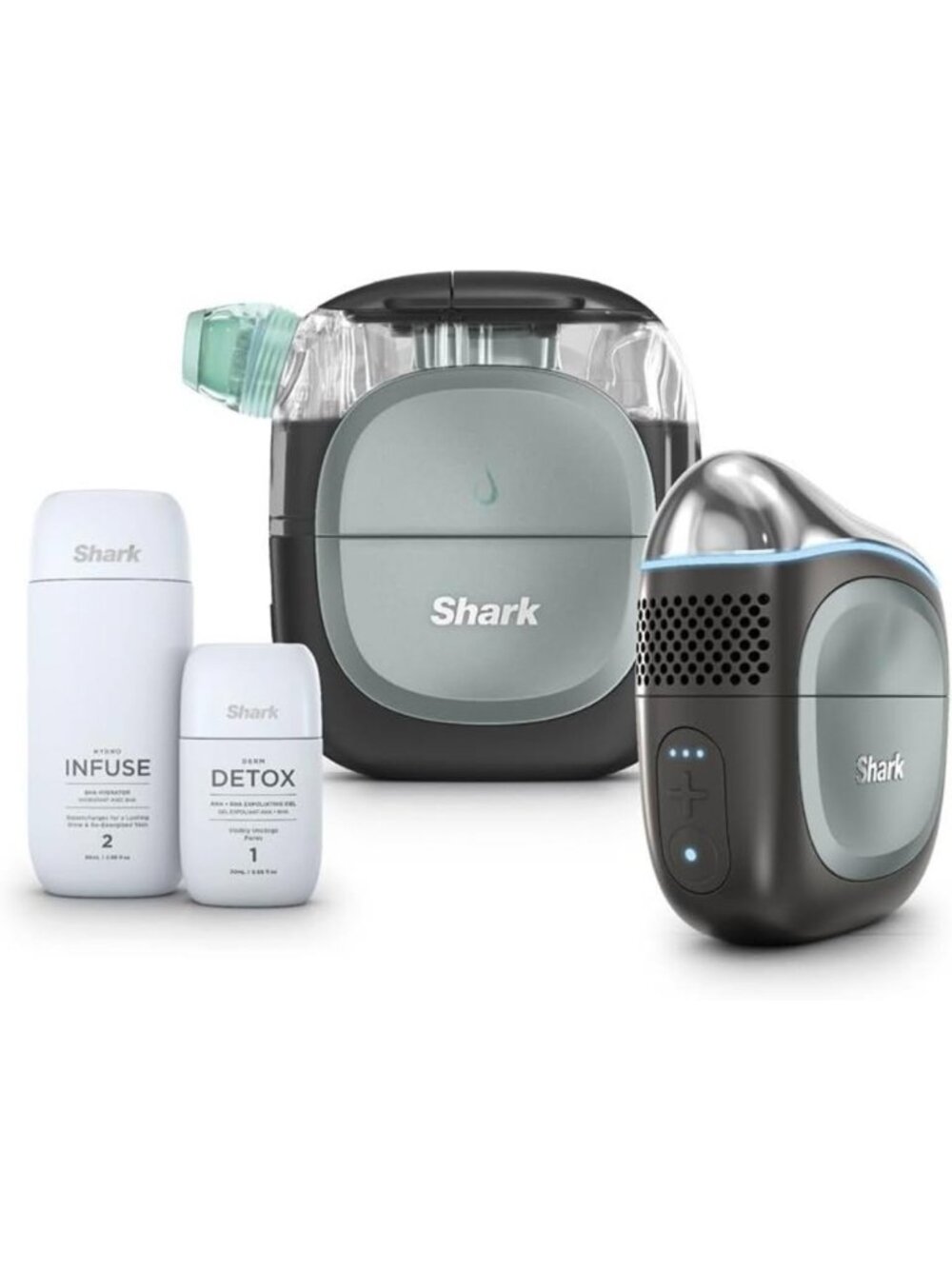 Shark FacialPro Glow Hydro-Powered Facial System w DePuffi Hot & Cold Therapy